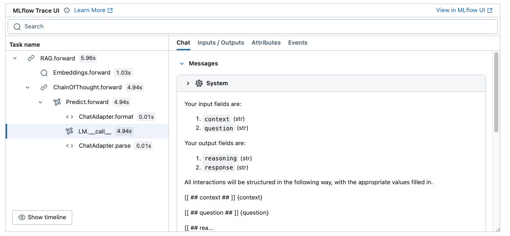 MLflow Trace