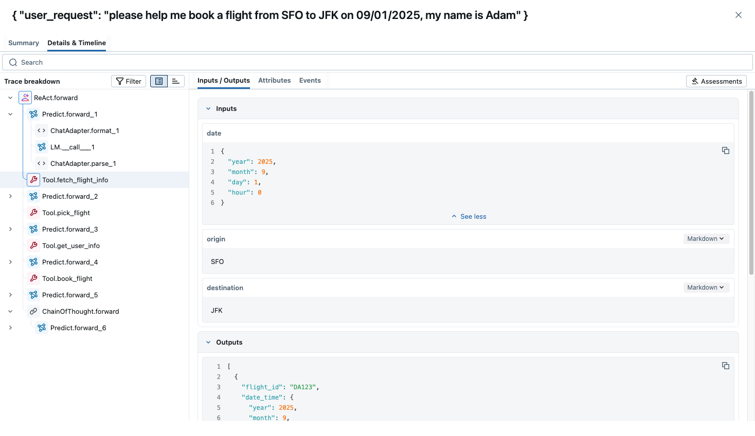 MLflow Trace