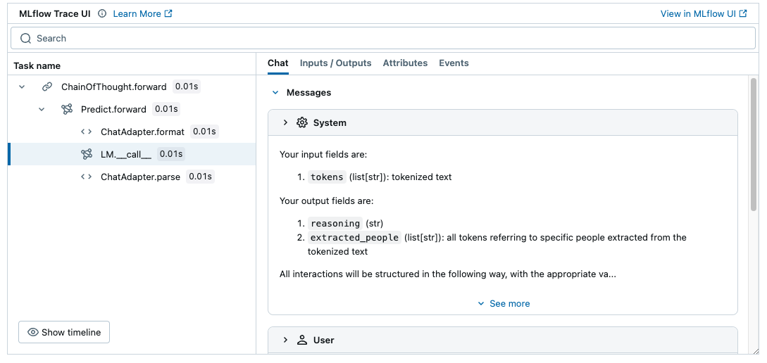 MLflow Trace